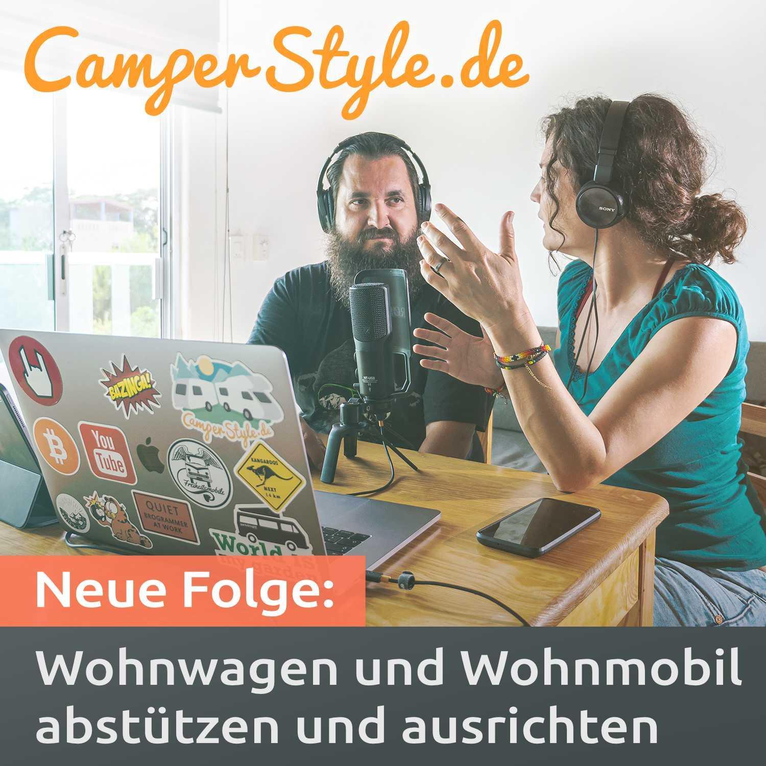 Wohnwagen und Wohnmobil abstützen und ausrichten