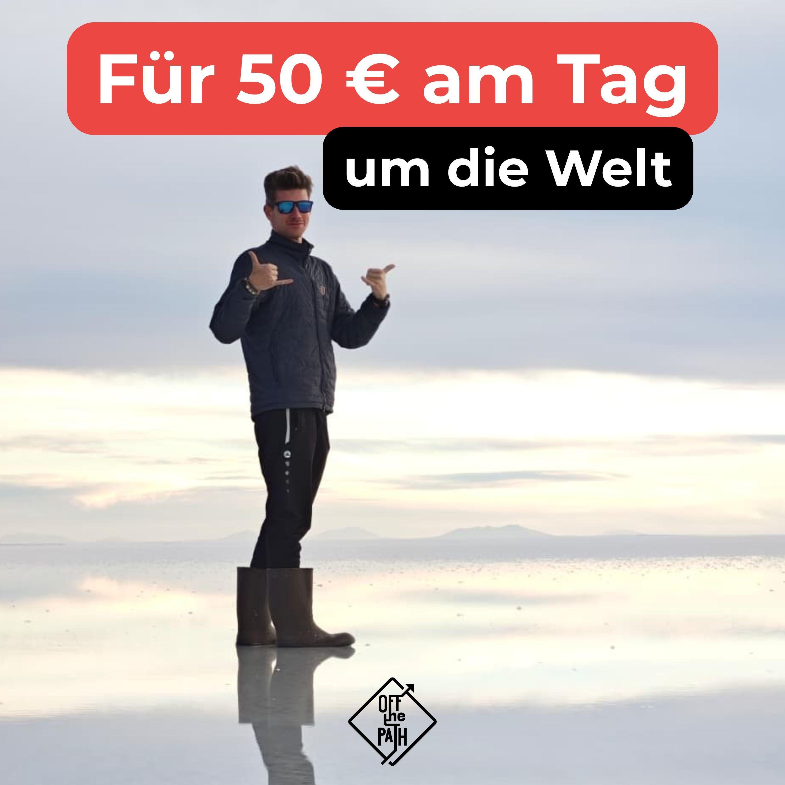 Weltreise, 7 Kontinente, 1,5 Jahre - günstiger als Deutschland mit Patrick Bockisch [OTP344]