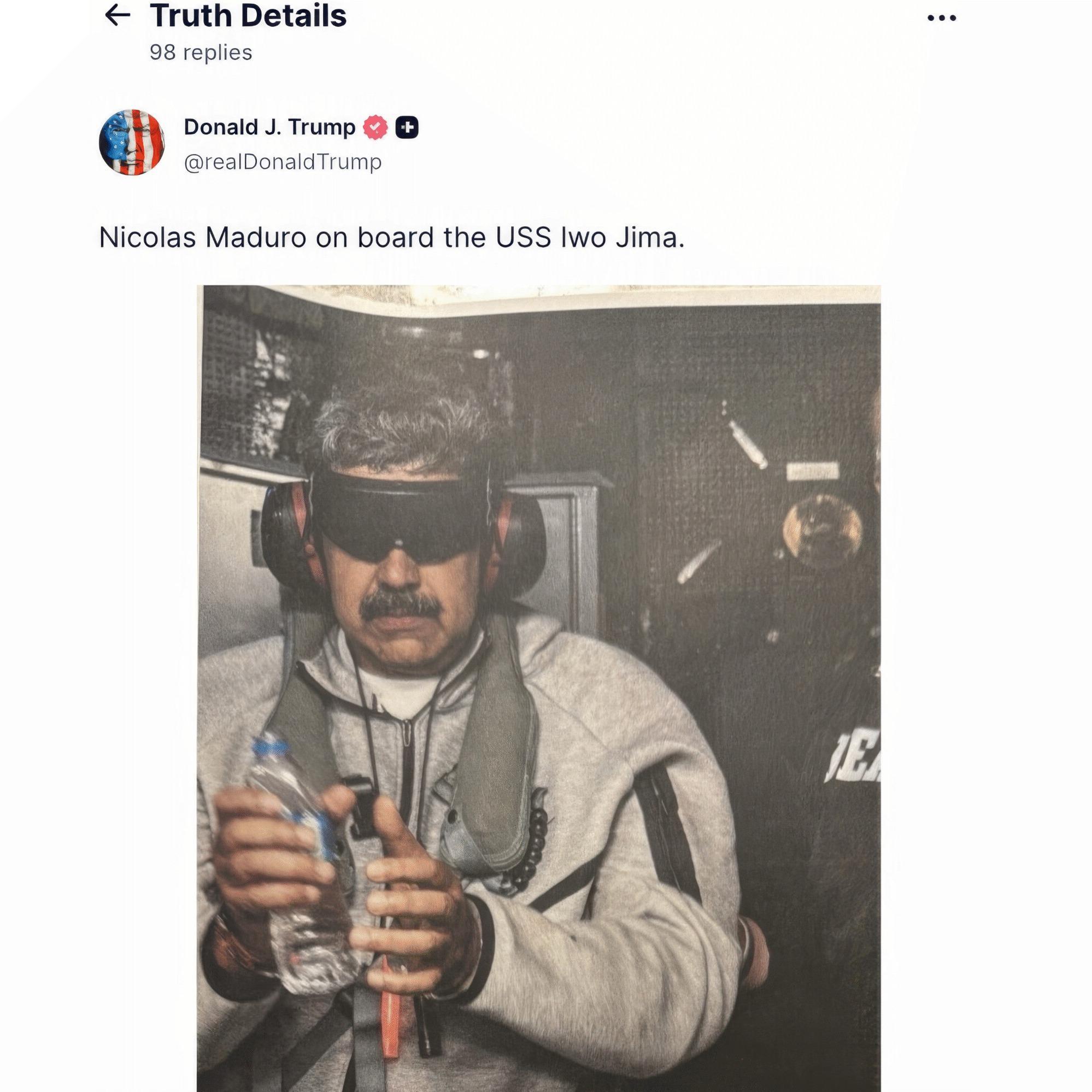 Trump stürzt Maduro:  "Die Amerikaner wollen zu den alten Spielregeln zurück"