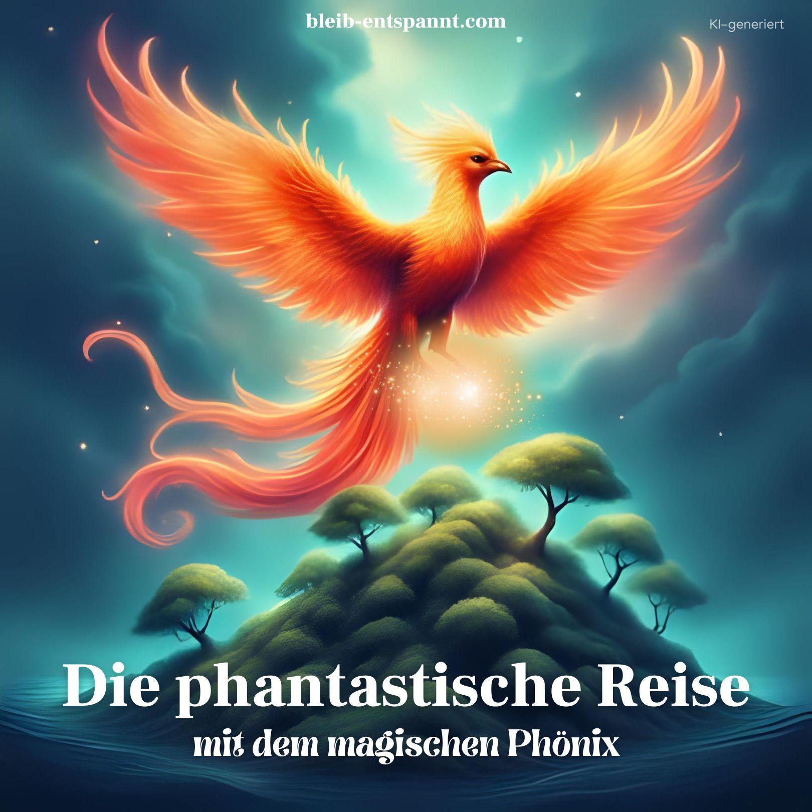 Traumreise für Kinder & Erwachsene - Die phantastische Reise mit dem magischen Phönix - Geschichte zum Einschlafen