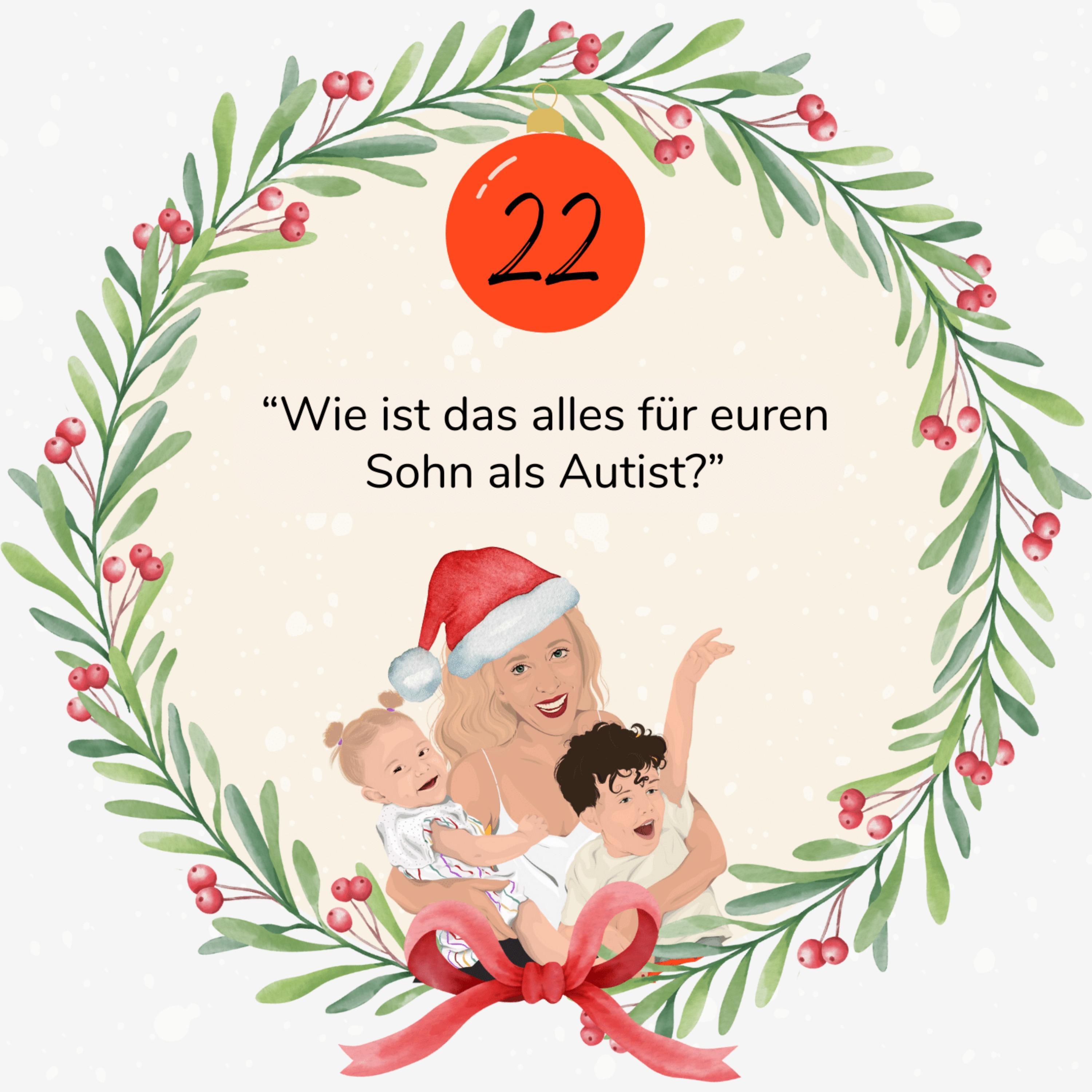 22. Türchen: "Isa, wie ist der ganze Weihnachtstrubel für euren Sohn als Autist?" episode artwork
