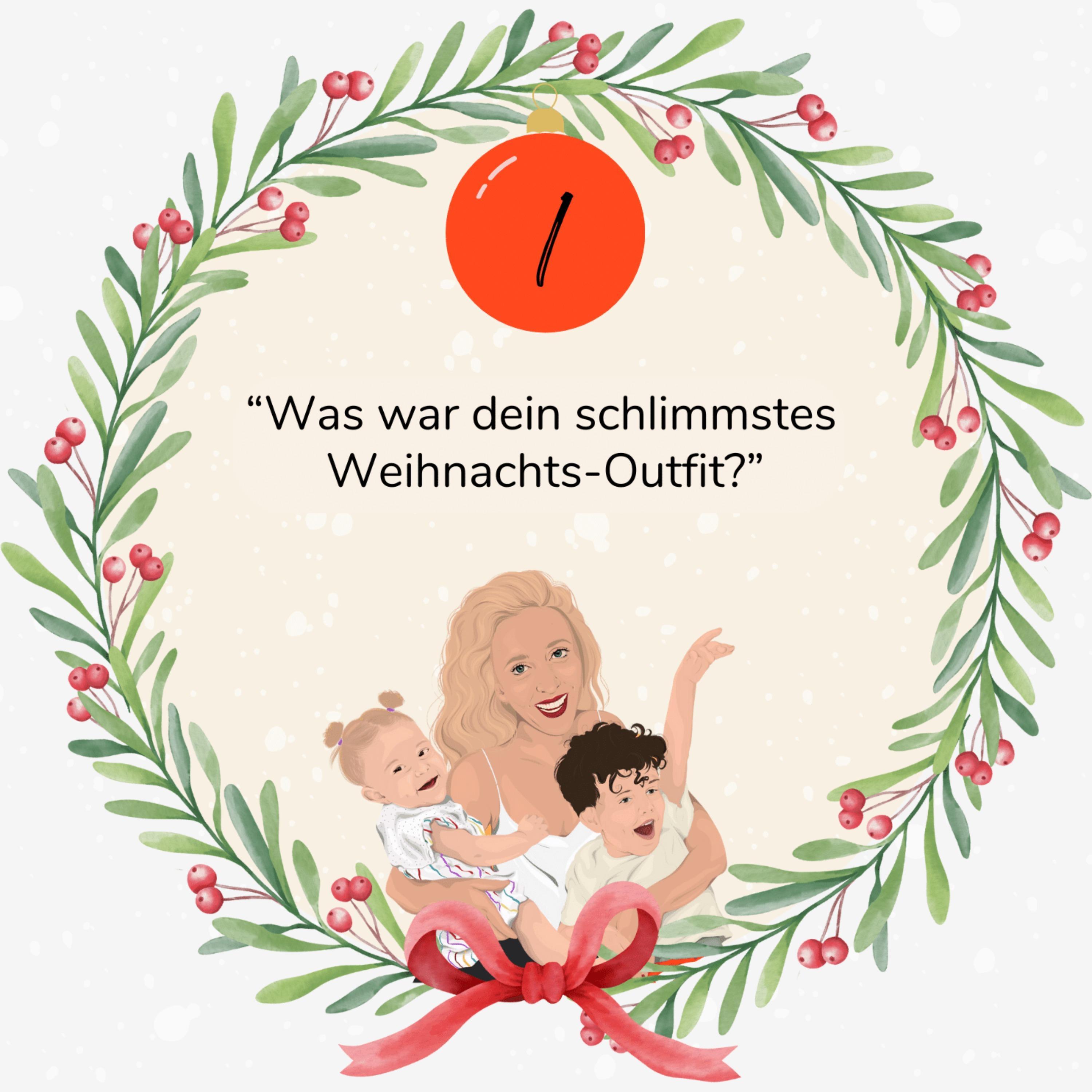 1. Türchen: "Was war dein schlimmstes Weihnachts-Outfit?" episode artwork